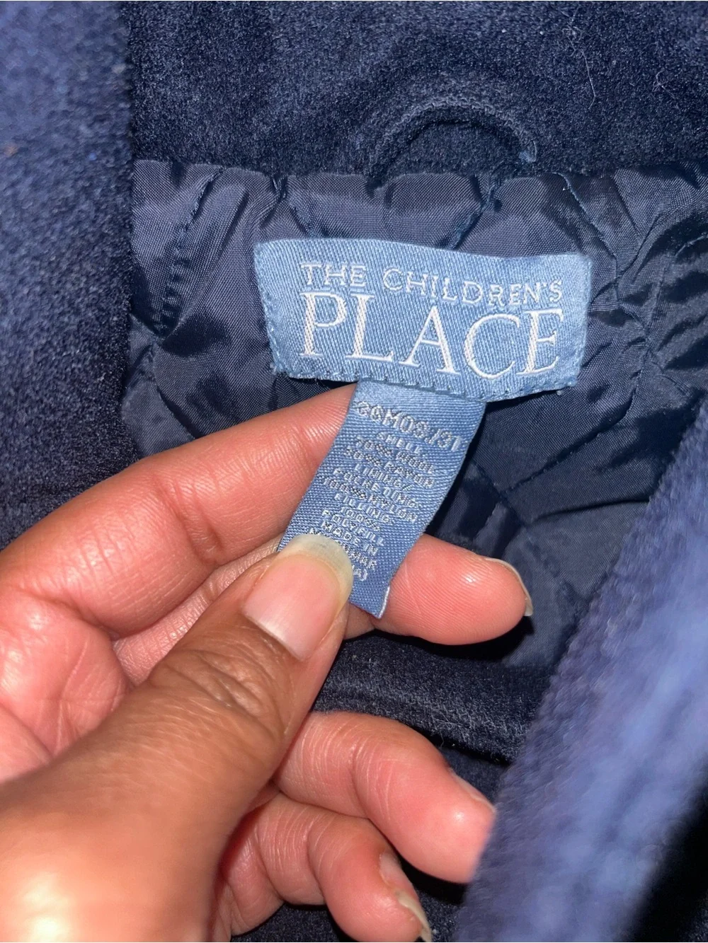 🌵2 for $15🌵The Children's Place Navy Double-Breasted Pea Coat for Kids